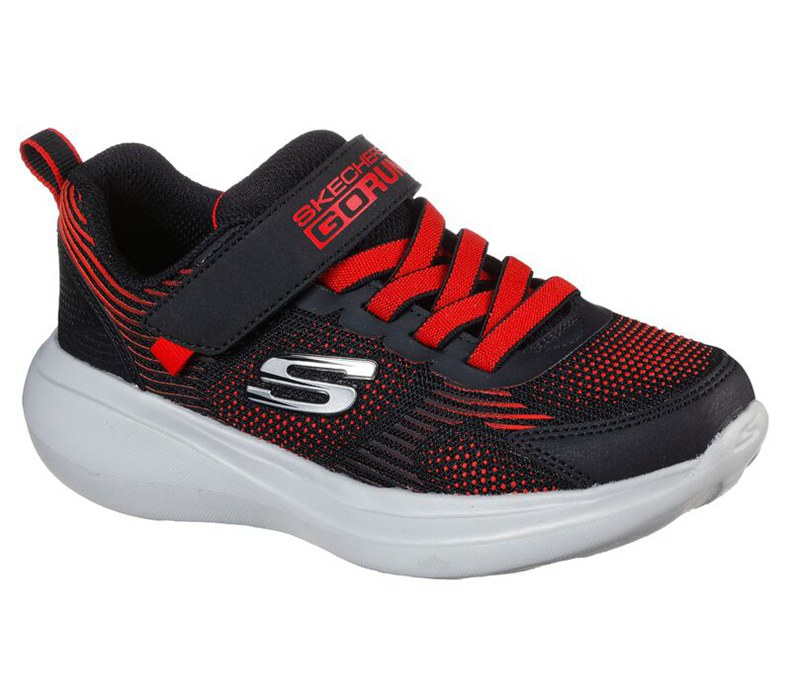 Skechers Gorun Fast - Sprint Jam - Boys Running Shoes Black/Red [AU-PQ3287]